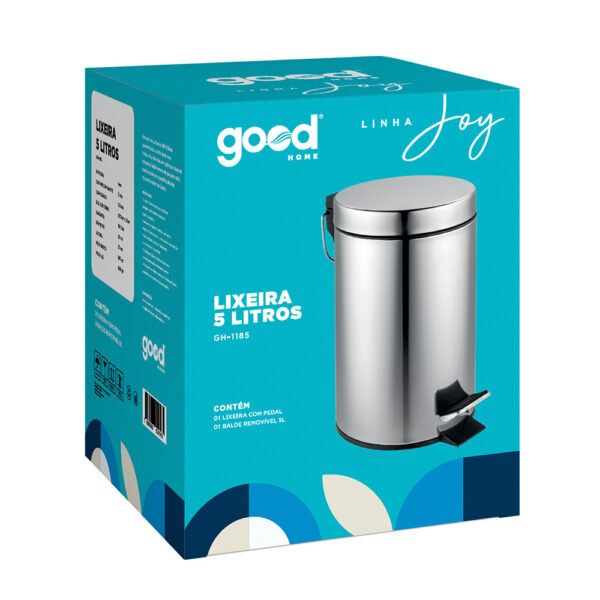 Lixeira Inox Joy - Imagem 2
