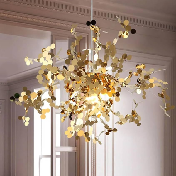 Luminária Pendente Chuva de Ouro 35cm Good Iluminação GI-20164-3A - Imagem 2