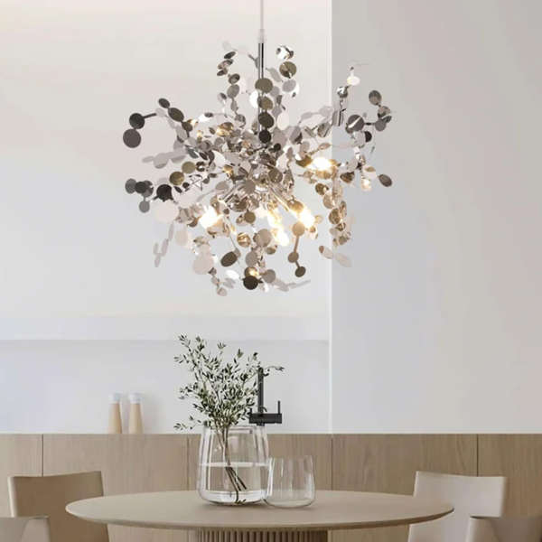 Luminária Pendente Chuva de Prata 55cm Good Iluminação GI-20164-6 - Imagem 2