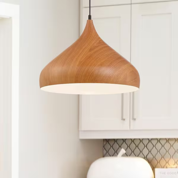 Luminária Pendente Wooden 32cm Good Iluminação GI-29668A-1A - Imagem 2
