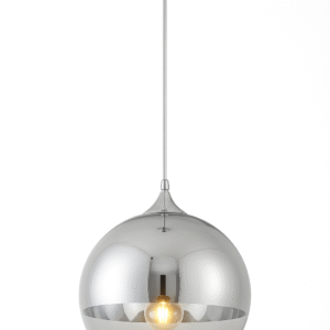 Luminária Pendente Simples Bola Cromado 15cm Good Iluminação GI-30207B1