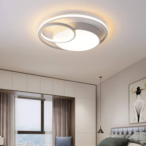 Luminária de Teto Vênus Branca LED 45W 48cm Good Iluminação GI-X30204-3WH - Imagem 2